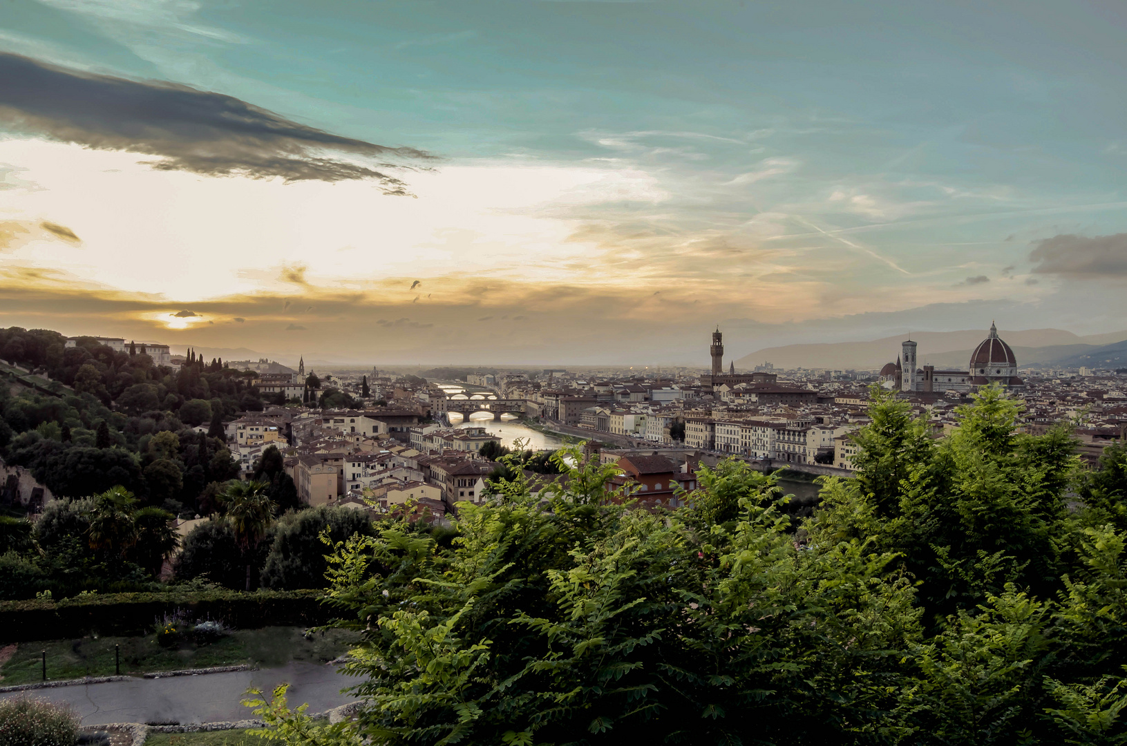 Florence se couche