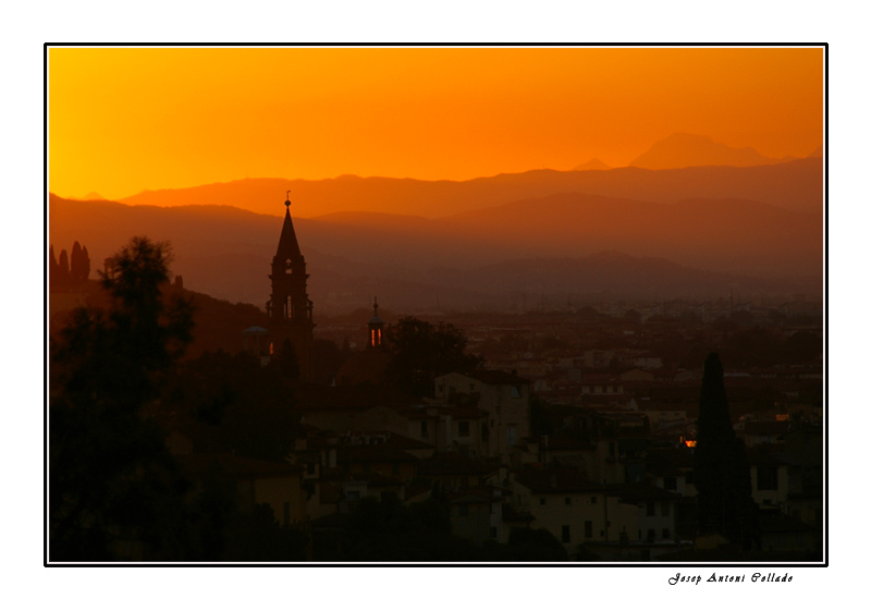 Florència a la posta - Firenze at sunset