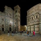 Florenz - Abend Dom und Baptisterium