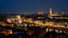 Florenz - Abend von der Piazzale Michelangelo