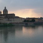 Florenz: Abendstimmung am Arno