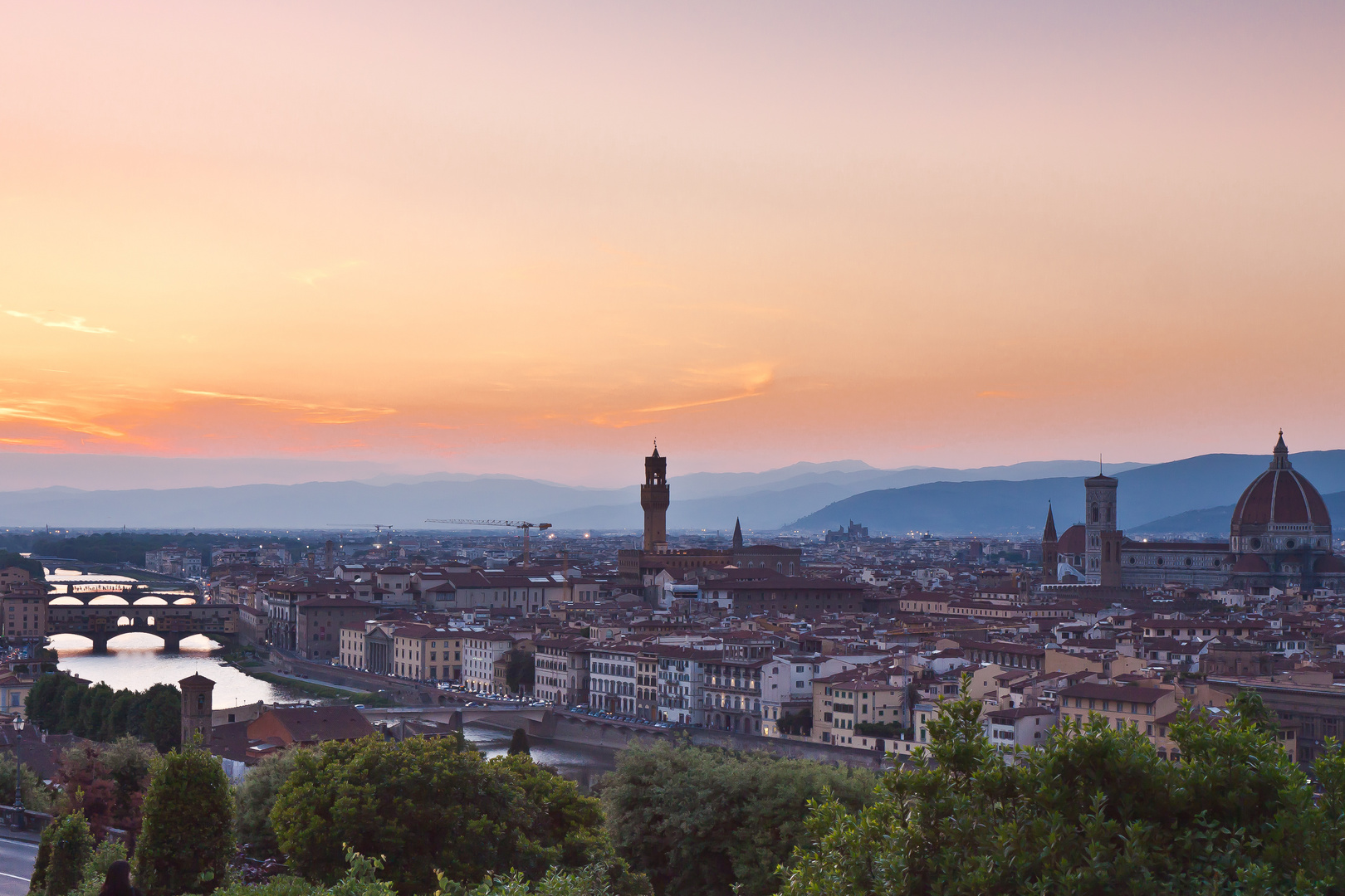 Florenz am frühen Abend