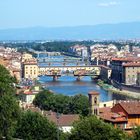 Florenz Arno mit Ponte Vecchio