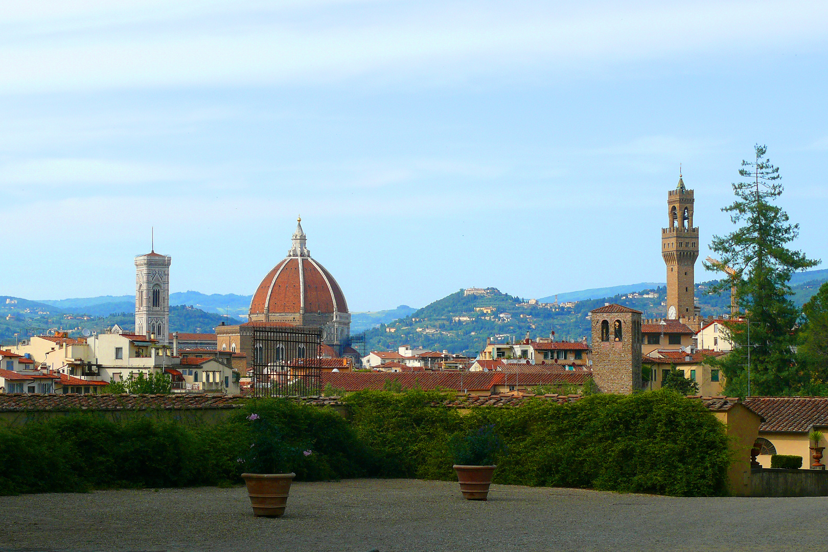 Florenz - Aussicht von den Boboli-Gärten