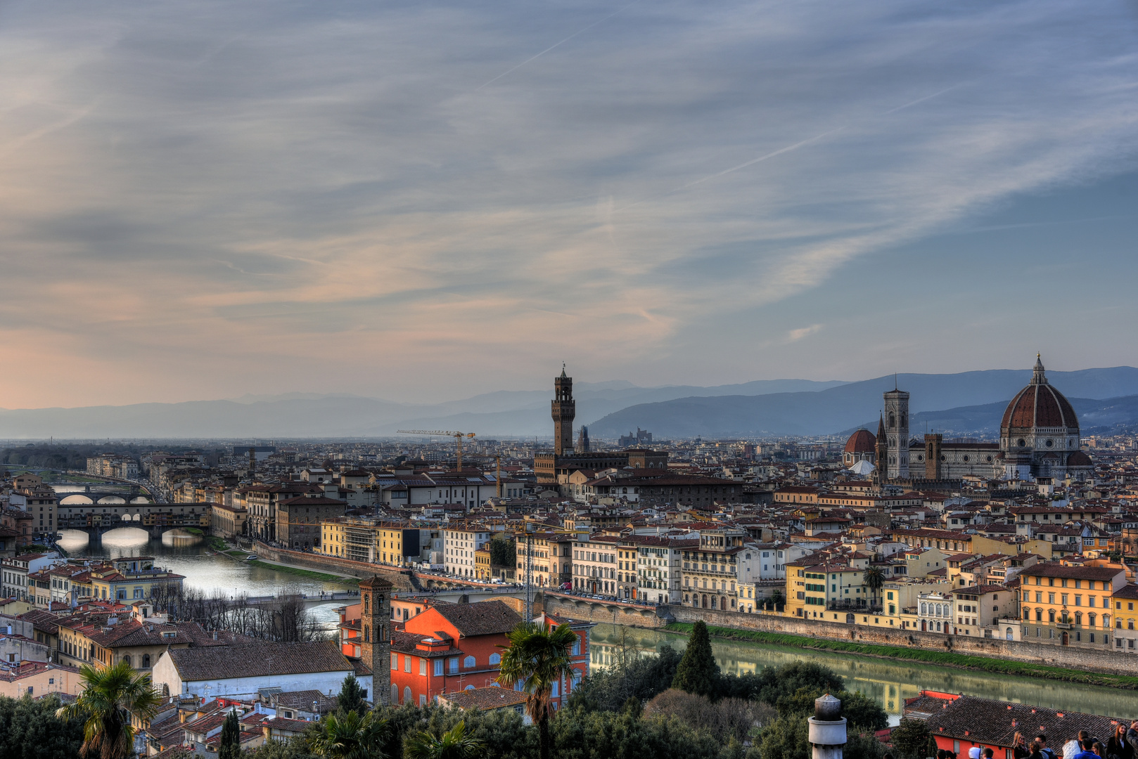 Florenz bei Abenddämmerung