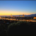 Florenz bei Nacht.