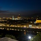 Florenz bei Nacht vom Piazzale Michelangelo aus