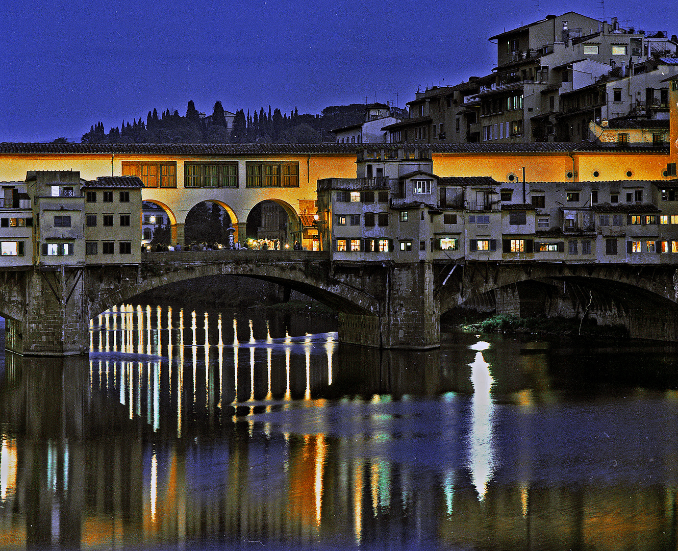 Florenz , Blaue Stunde