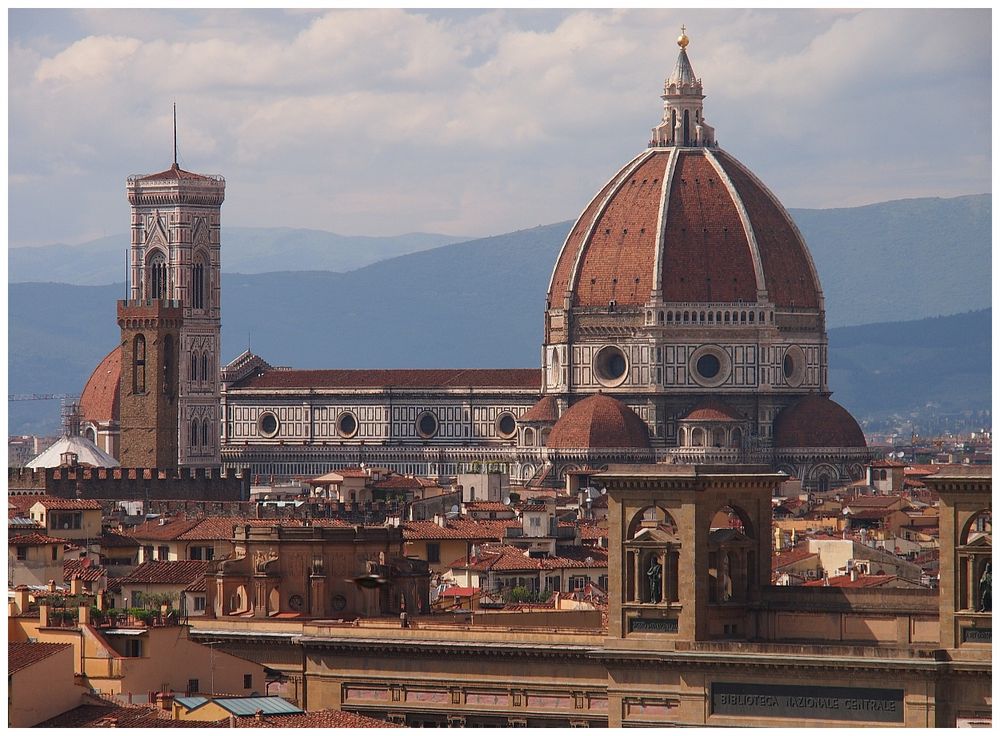 Florenz - Blick auf die Kuppel des Doms