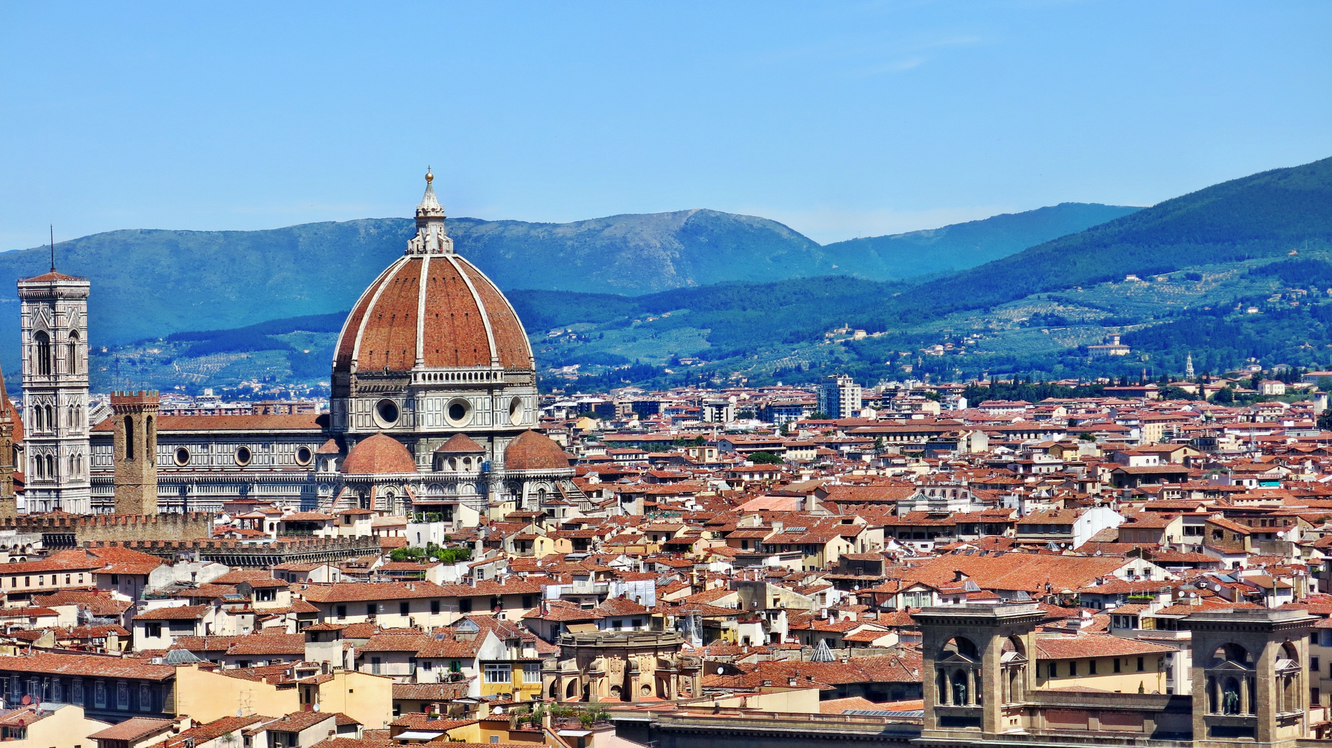 Florenz - Blick vom Piazzale Michelangelo