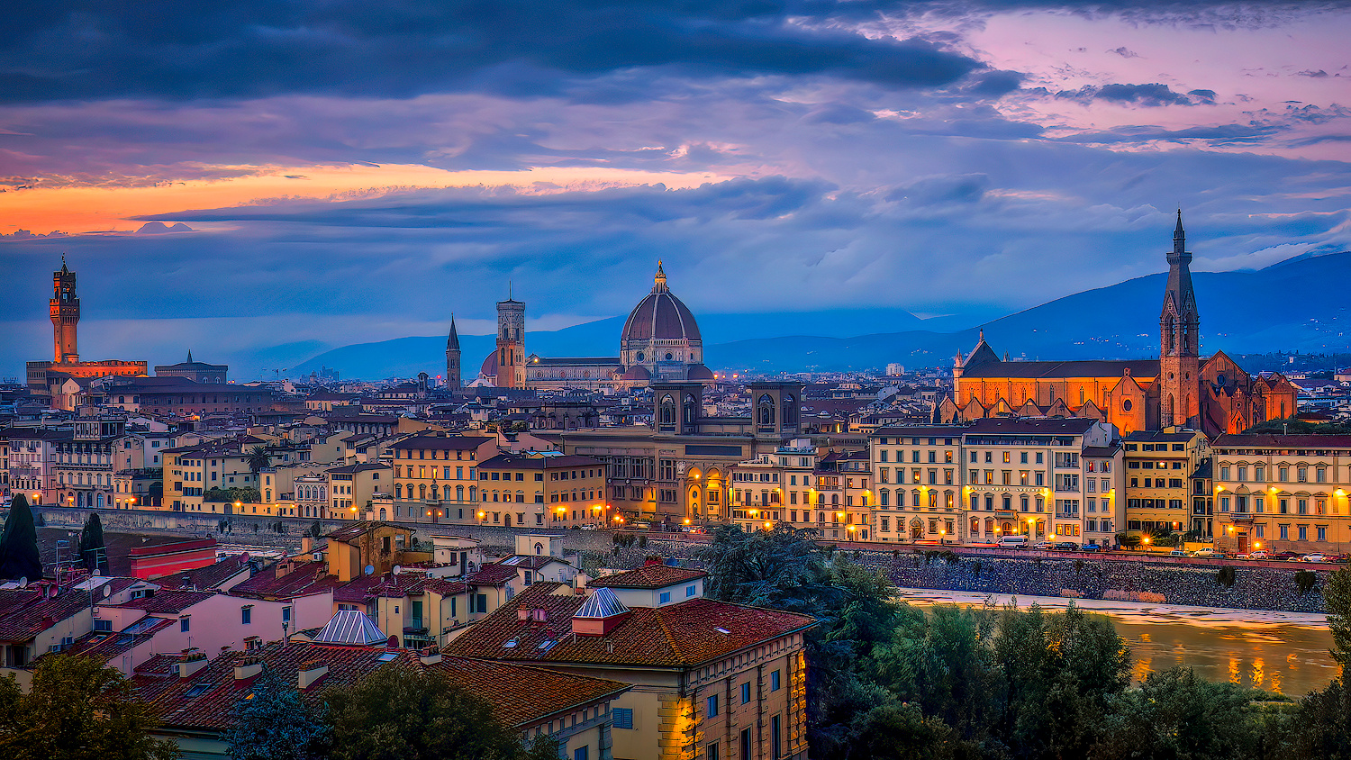 Florenz Dämmerung