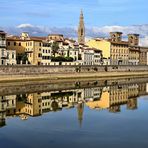 Florenz - der Arno als Spiegel