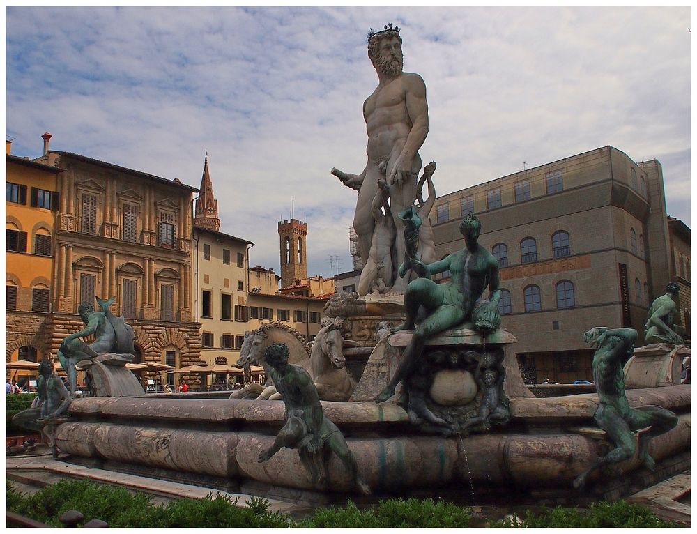 Florenz - Der Neptunbrunnen