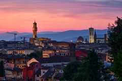 Florenz im Abendlicht