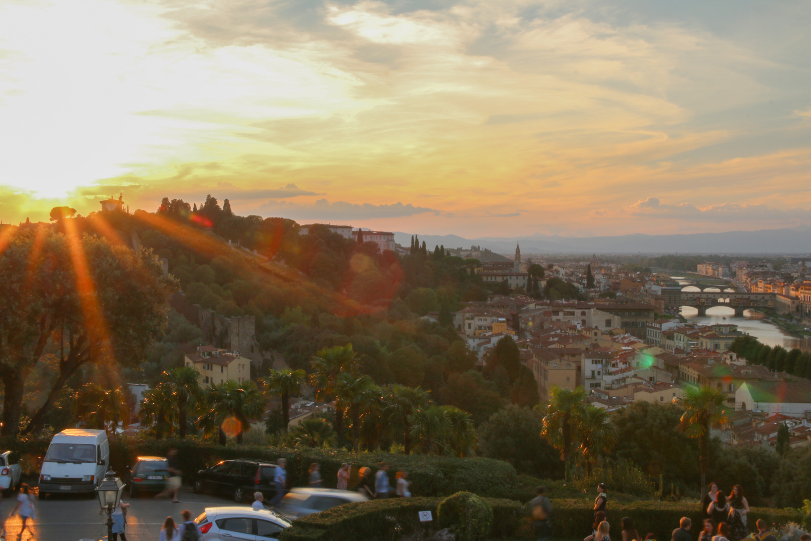 Florenz in der Abenddämmerung