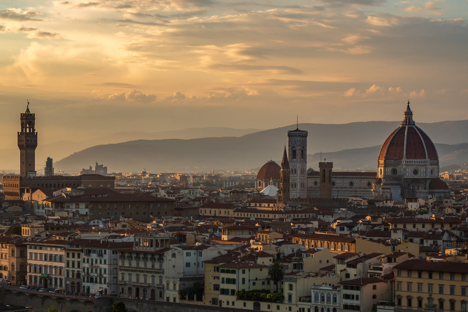 Florenz in der Abendstimmumg