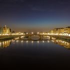 Florenz  Ponte bei Nacht 2015