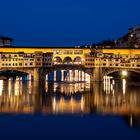 Florenz - Ponte Vecchio zur blauen Stunde