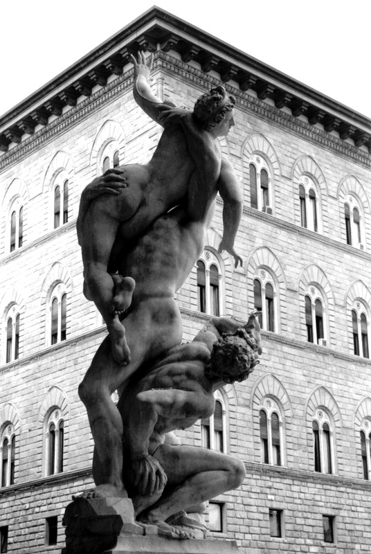 Florenz: Raub der Sabinerinnen (1583) von Giambologna