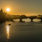 Florenz, Sonne über dem Arno