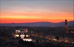 Florenz - Sunset view