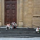 Florenz - Touristen Pause