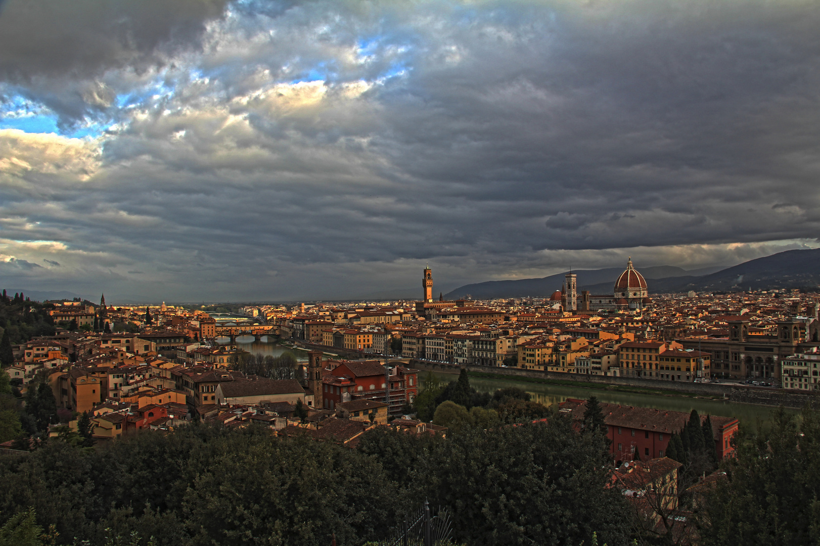 Florenz von Piazzale Michelangelo aus gesehen