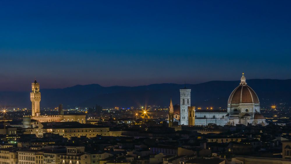 Florenz zur blauen Stunde