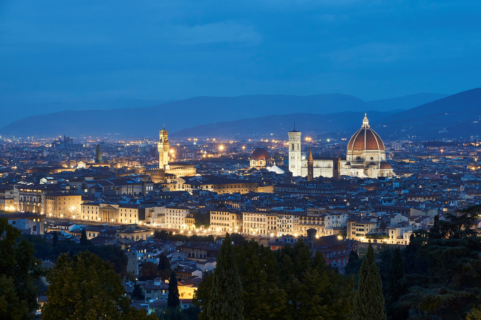 Florenz zur blauen Stunde