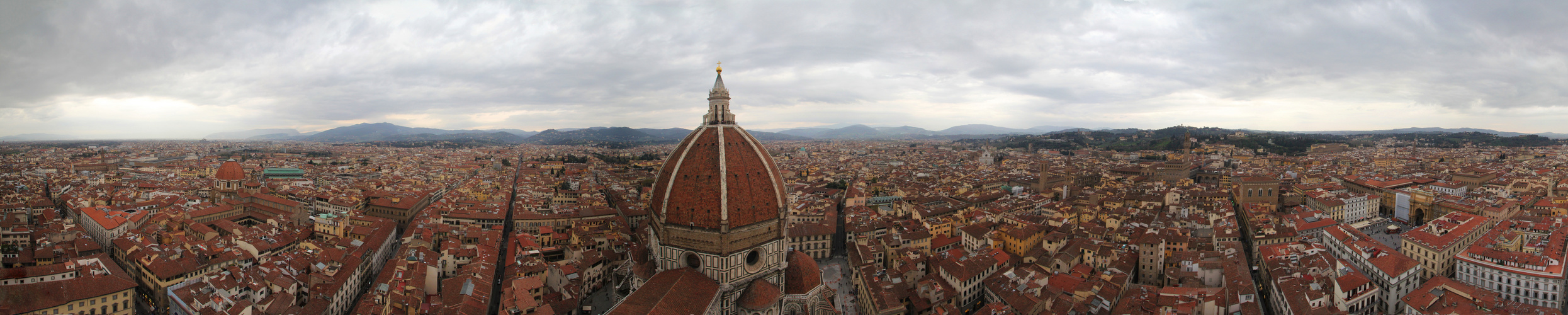 Florenzpanorama vom Campanile aus gesehen
