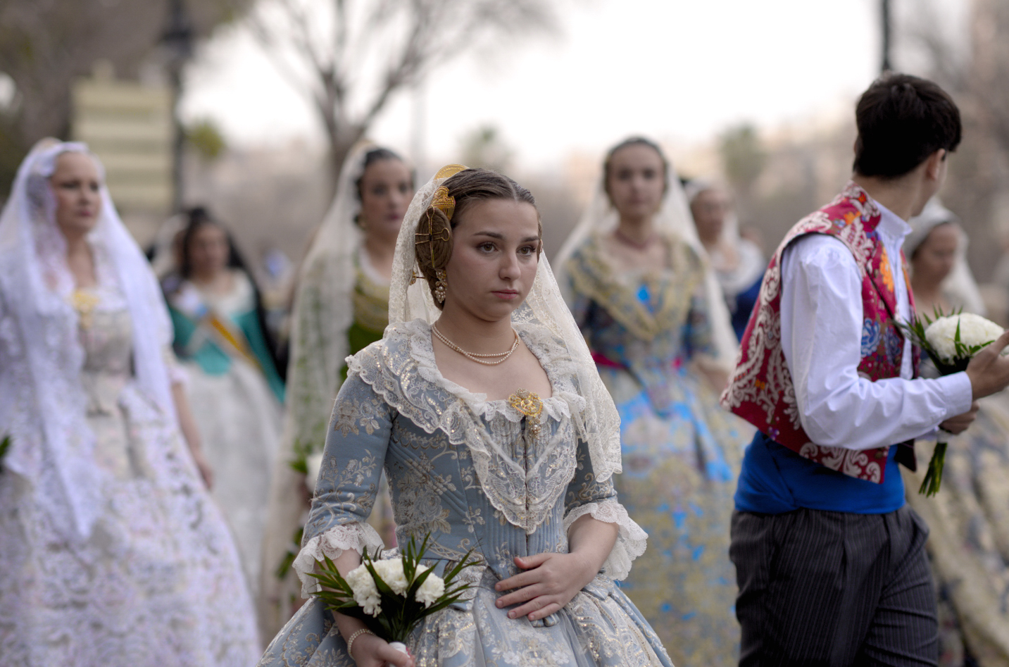 Flores para la Virgen de los Desamparados