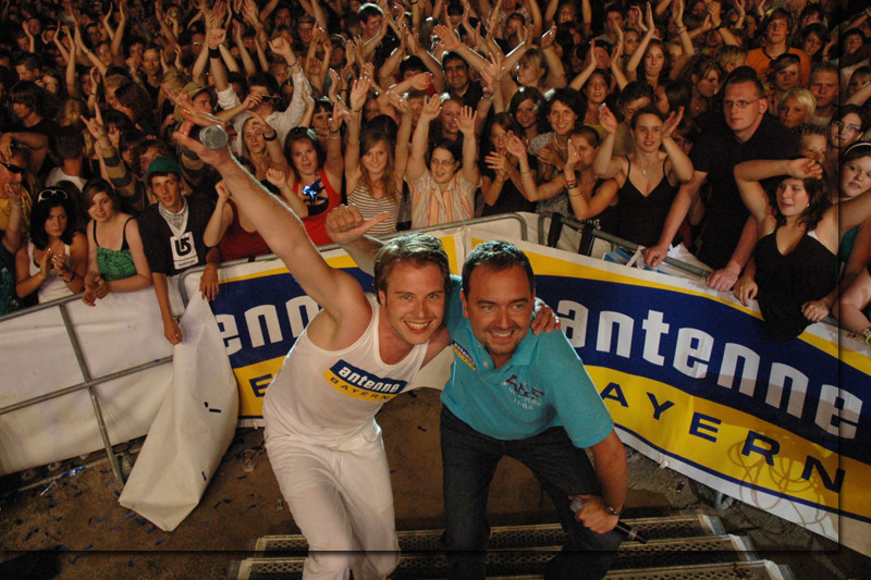 Florian Weiß & Stefan Meixner (antennebayern Beachparty) Foto & Bild