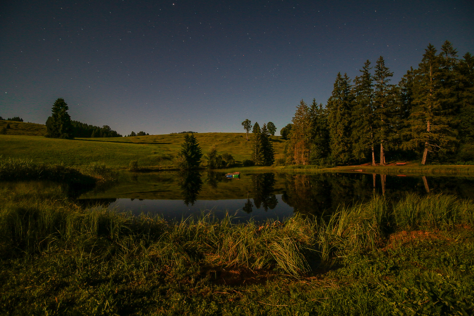 Floschen bei Nacht 