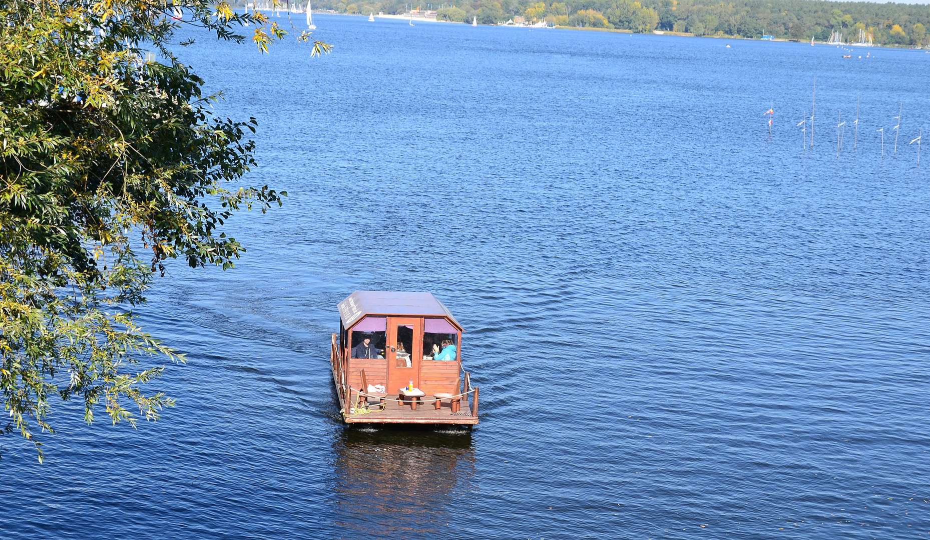 Flossfahrt auf den Brandenburger Seen