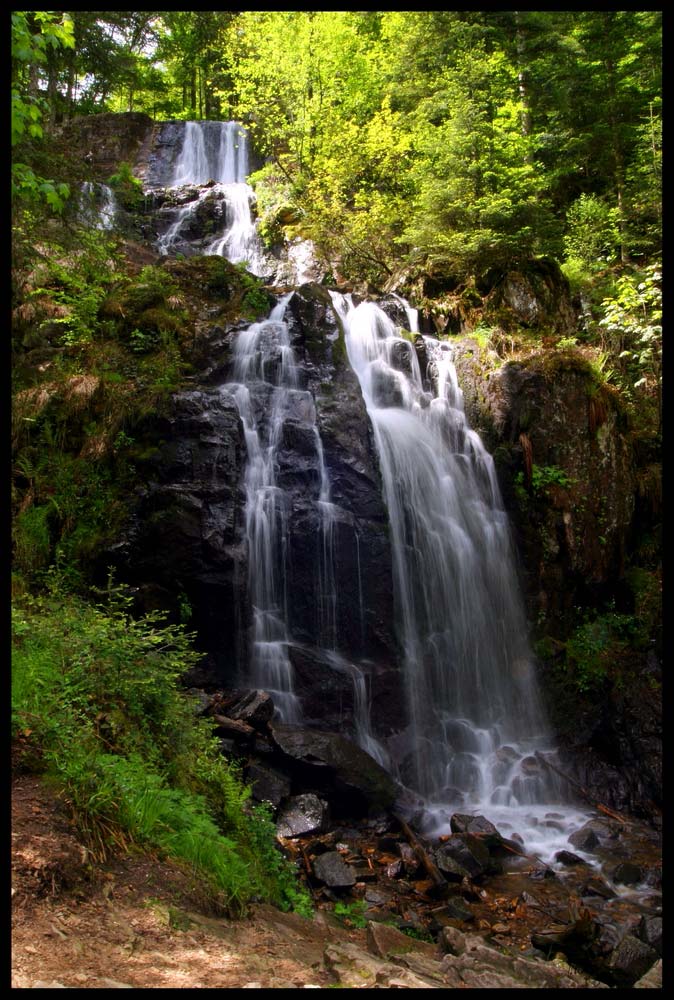 Flou sur une cascade