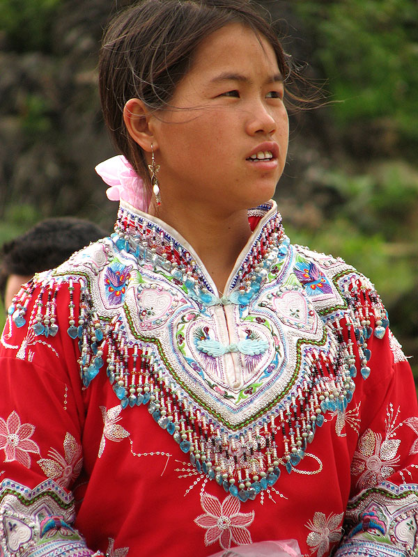 Flower Hmong auf Phalong Markt