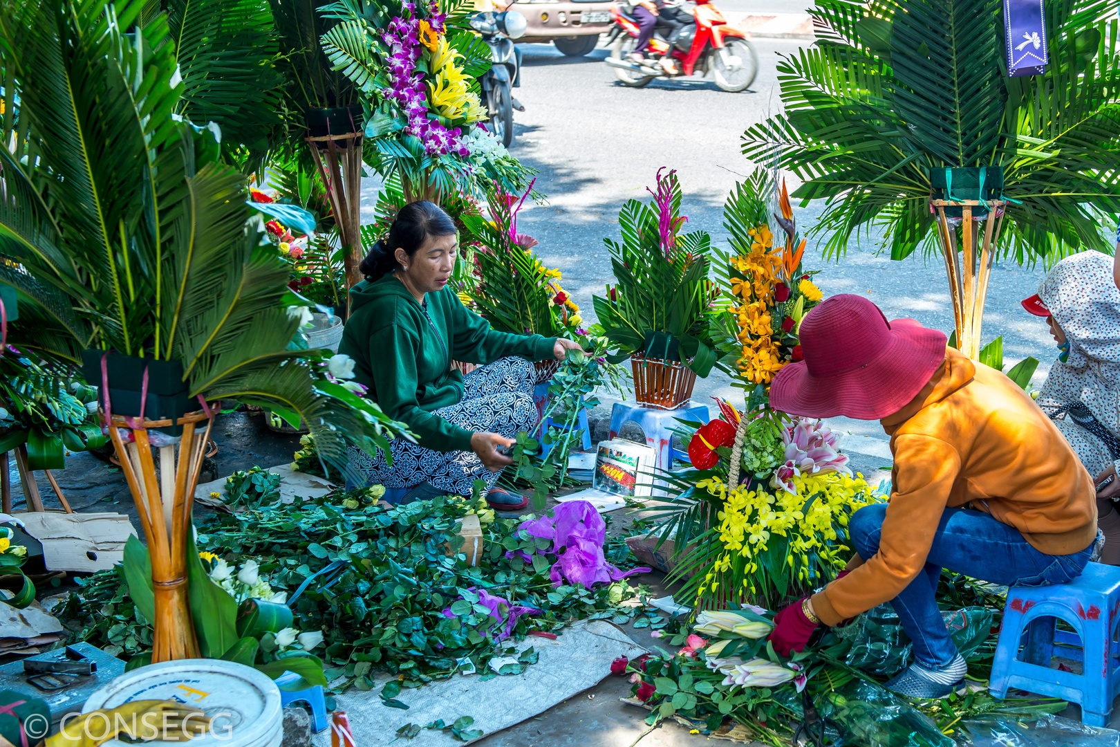 Flower Market Hue