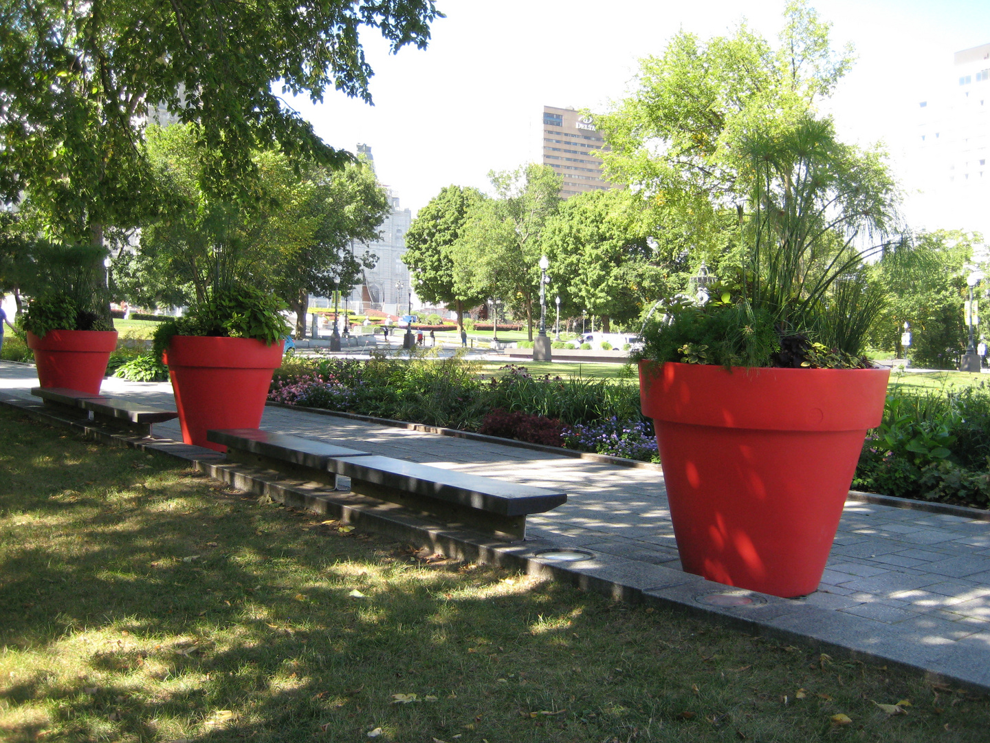 Flower Pots.Quebec City.Canada.