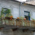 Flower "power" (or how can flowers make an old balcony nicer)