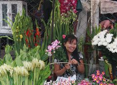 Flower Stall- Myanmar