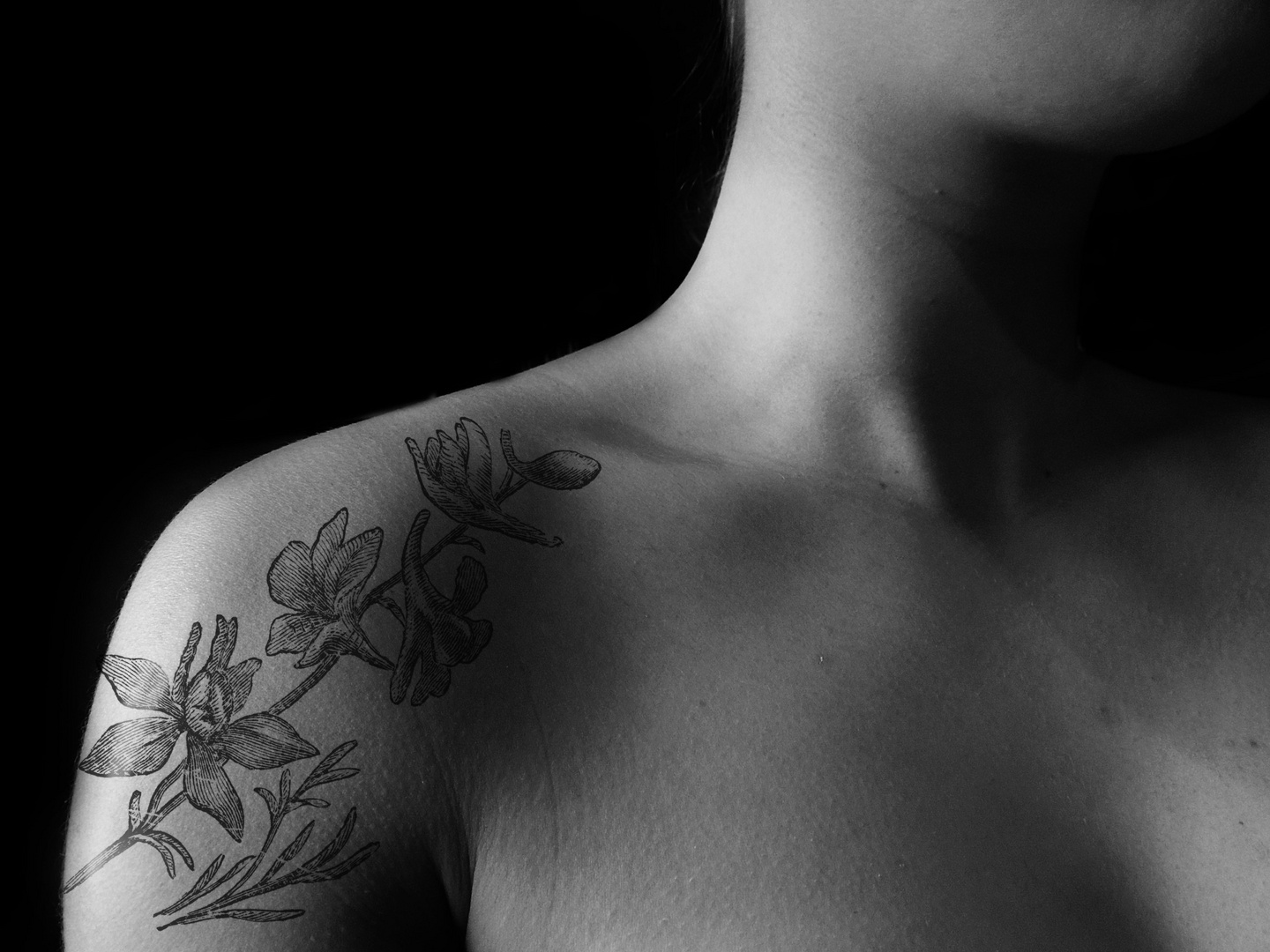 flowers on my skin