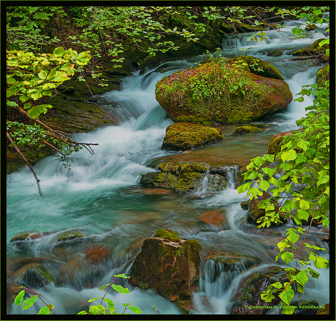 flowing sweet water