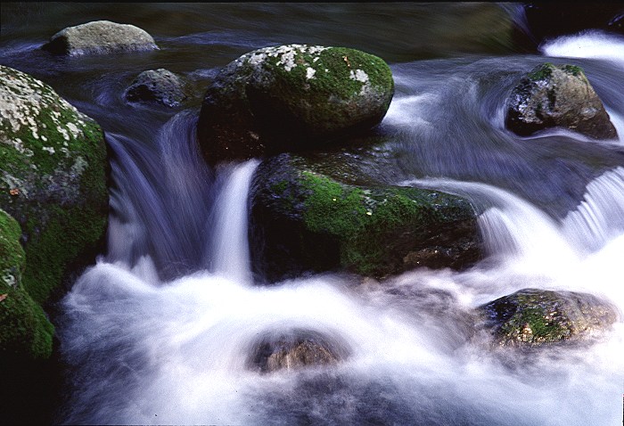 flowing water