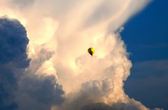 Flucht vor dem Gewitter