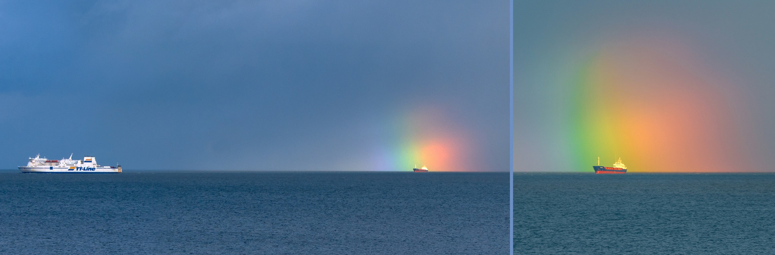 Flucht vor dem Regenbogen