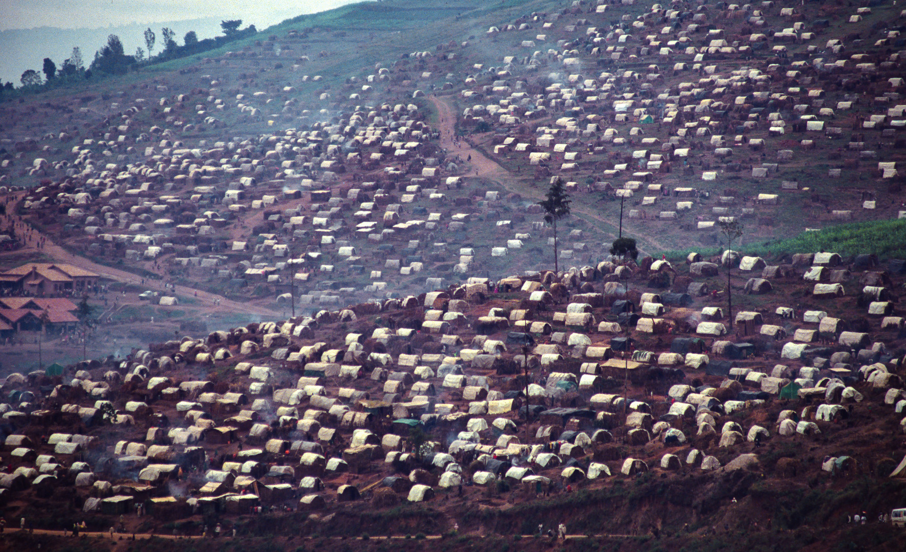 Flüchtlingslager bei Kigali