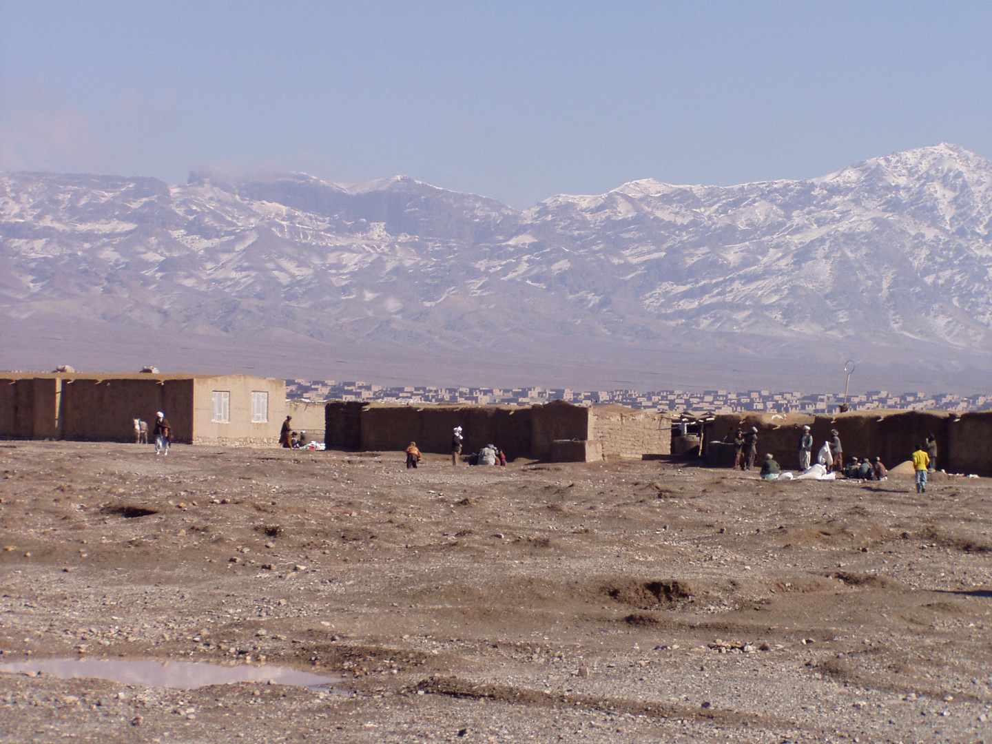 Flüchtlingslager in Mashlaq (Schlachthof) bei Herat