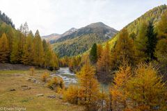Flüela-Pass im Herbst (Schweiz)