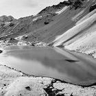 Flüelapass    die Passhöhe Drohnensicht