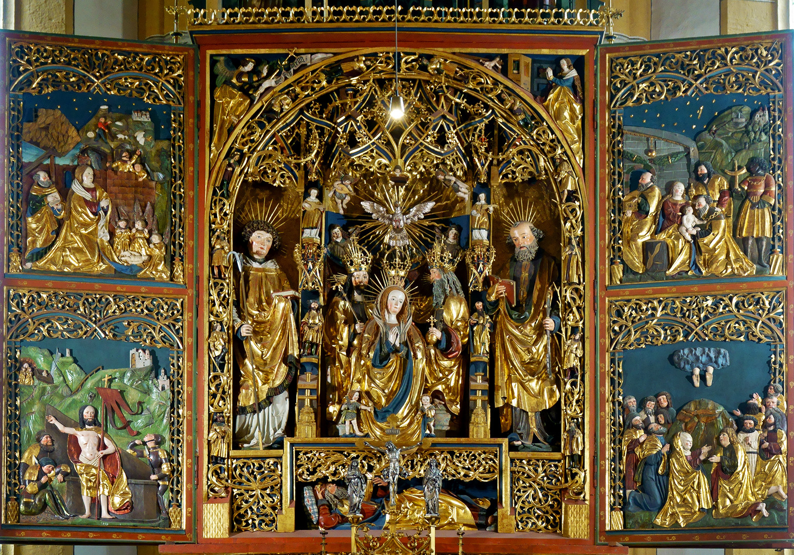 Flügelaltar in der Kirche von Heiligenblut